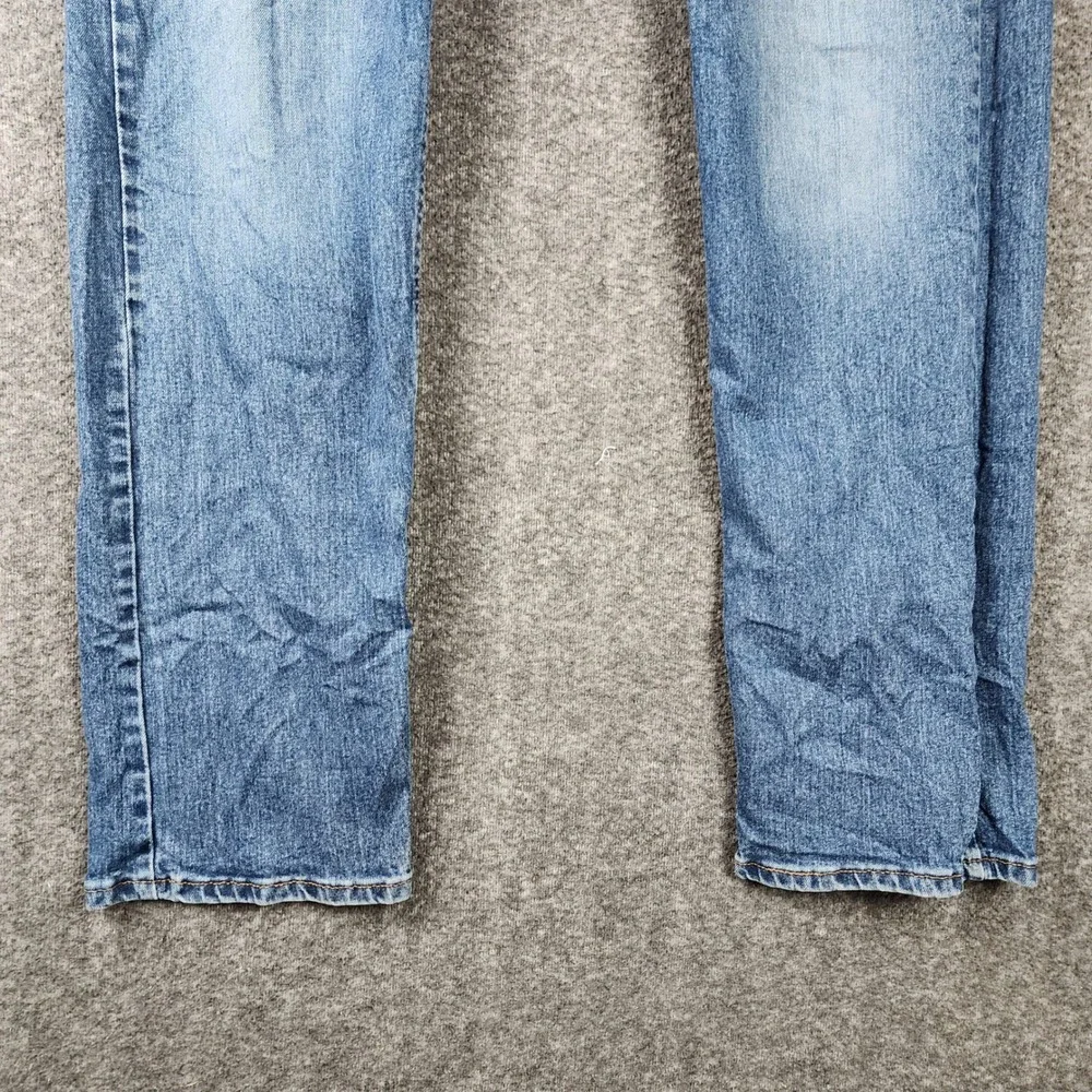 Wrangler Jeans Mens 34x34 Premium Quality Blue Straight Leg Denim EUC